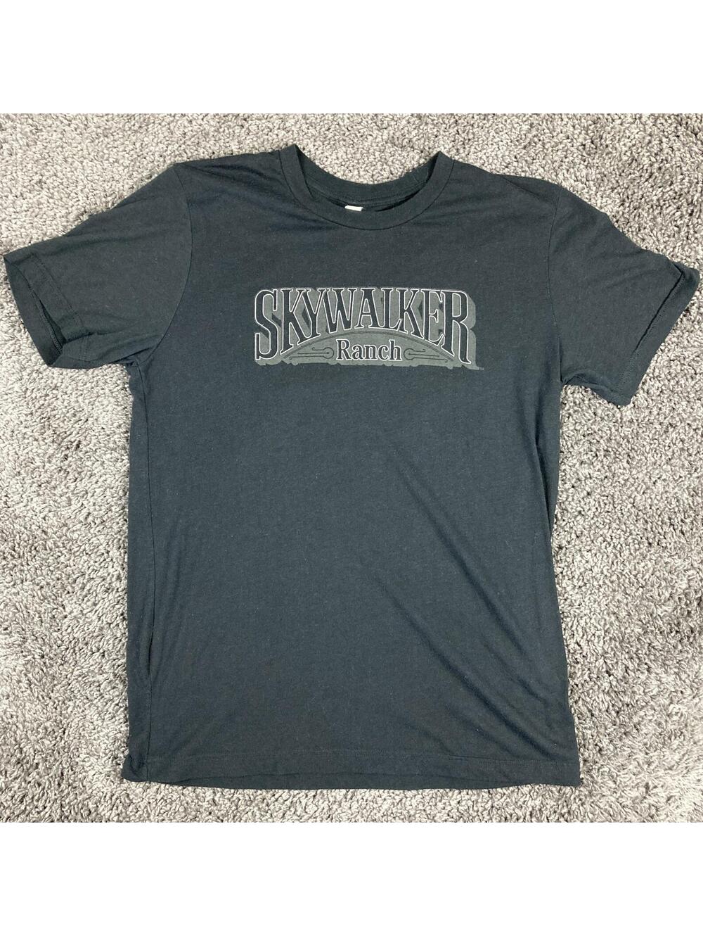 Skywalker Ranch T-Shirt Graphic Women's Black Logo Tee Sz M
